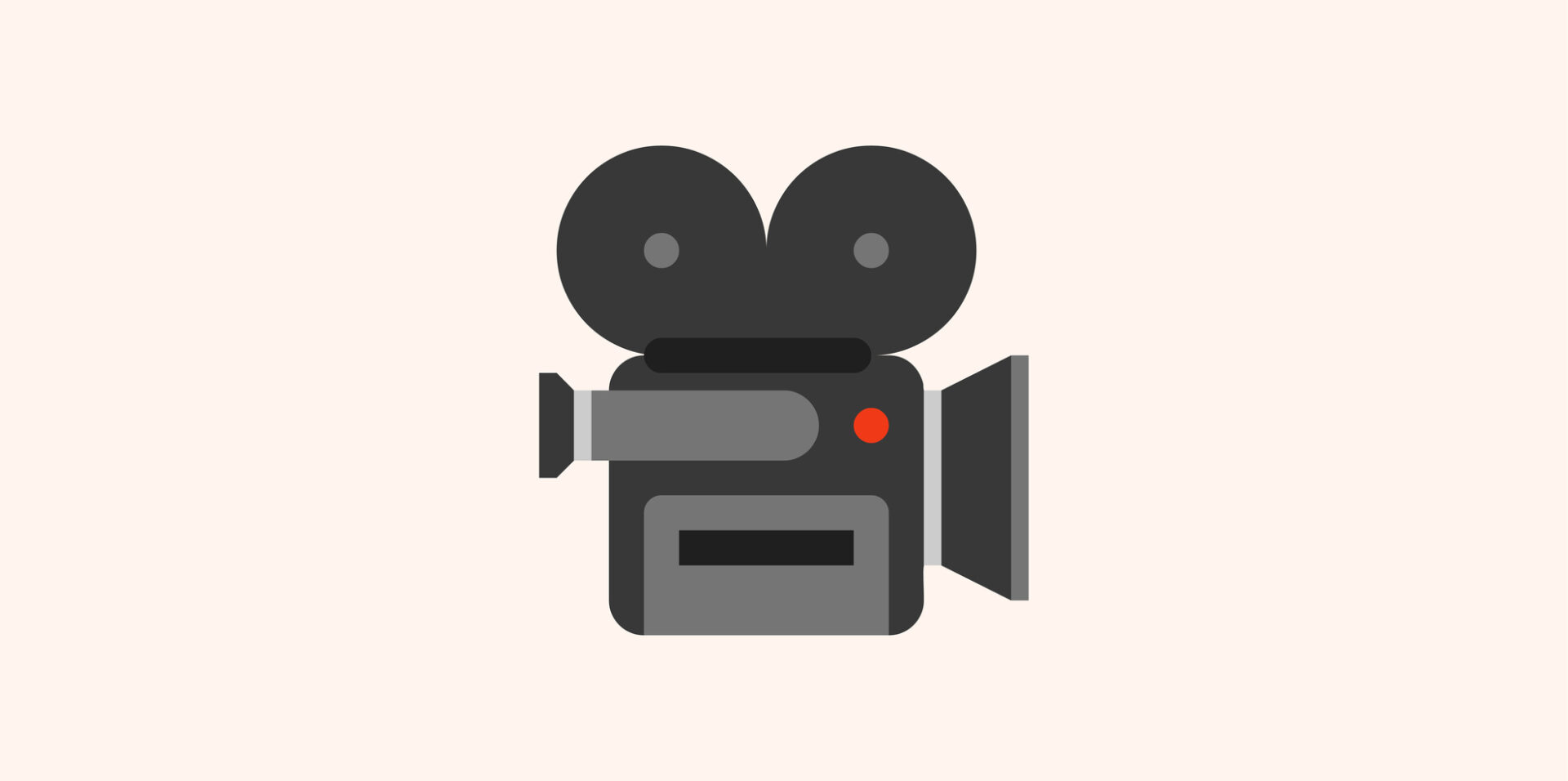 Movie camera icon