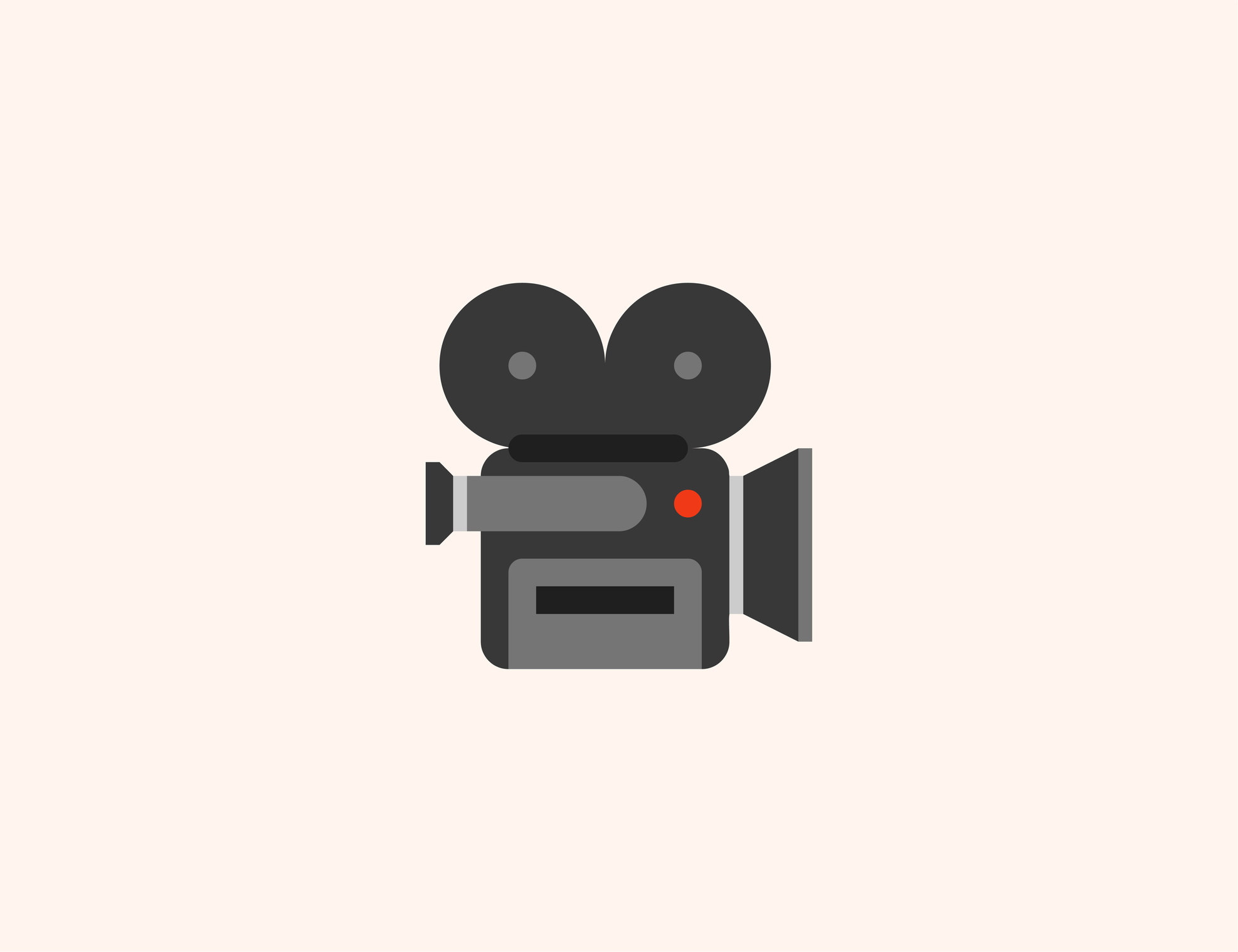 Movie camera icon