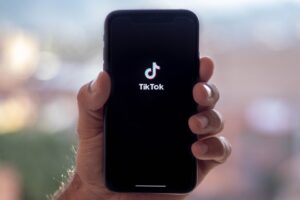 TikTok on mobile phone