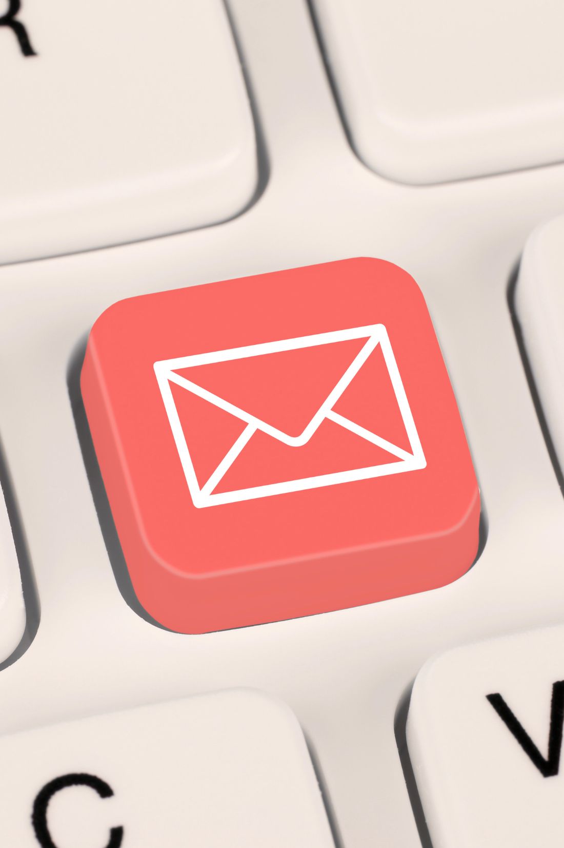 red email key on keyboard