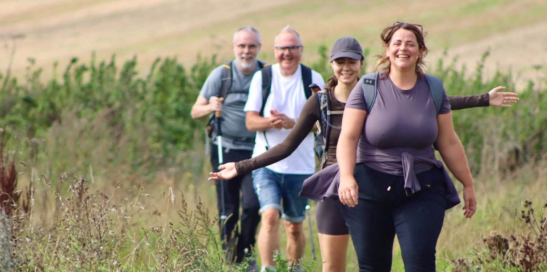 britweb on a team walk for horsham matters 20th anniversary